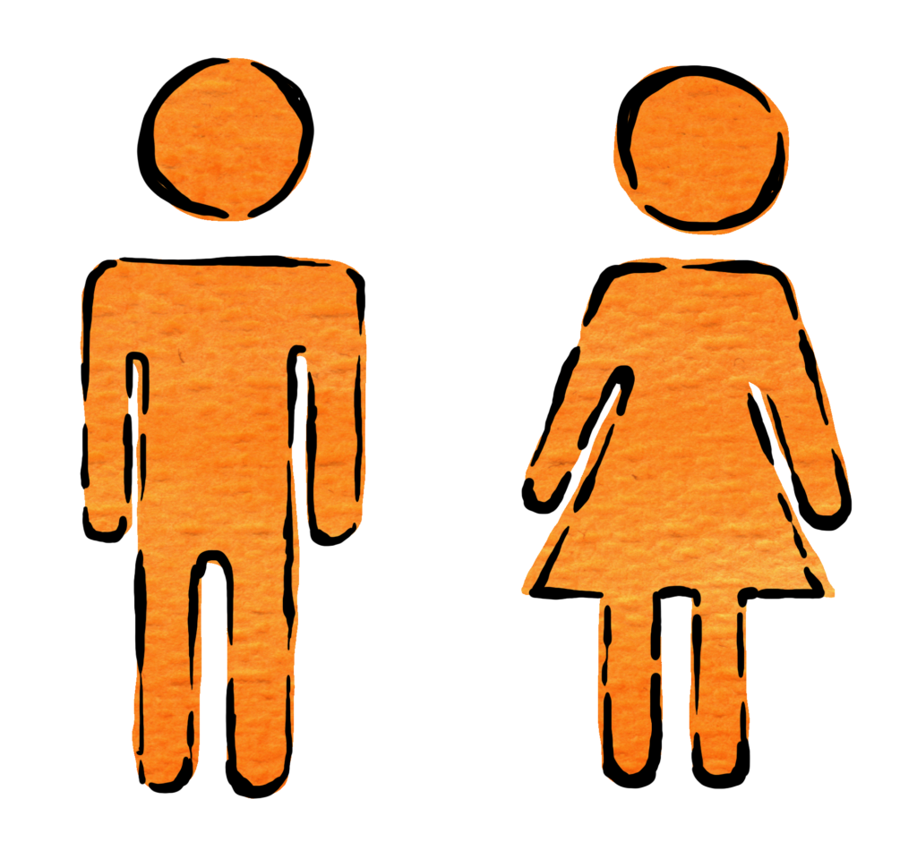 illustration toalettsymbol