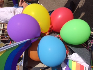bild av färgglada balonger