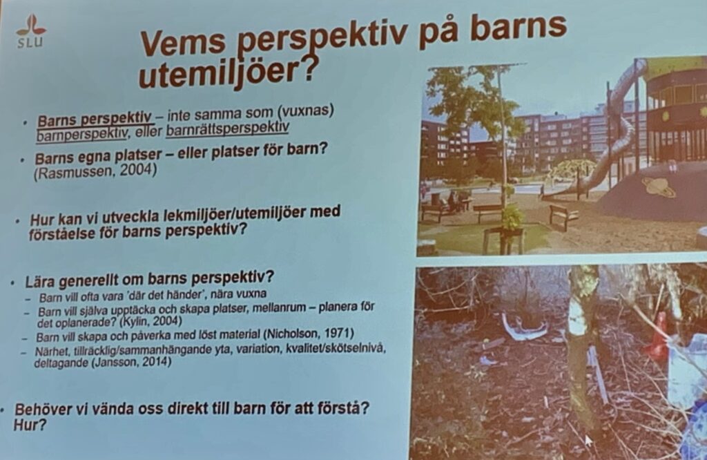 pp bild av Vems perspektiv på barns utemiljöer